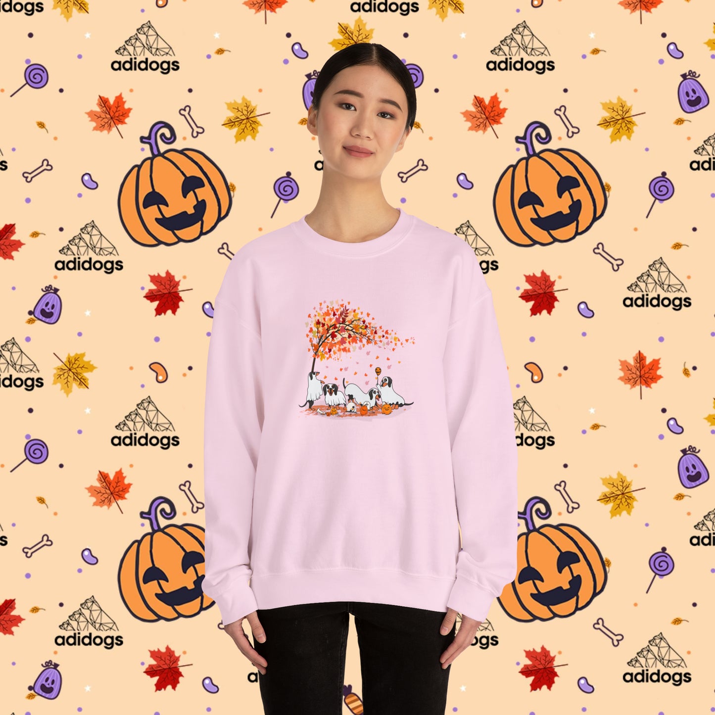 Fall Vibes Dachshund Halloween Sweatshirts