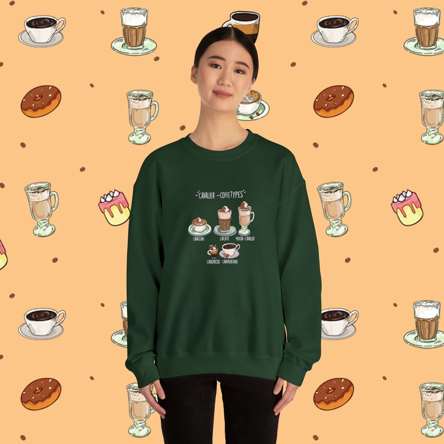 Cavalier Lovers Coffee Sweatshirts