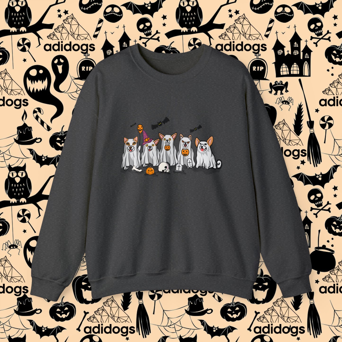 Corgi Boo Ghost Halloween Sweatshirts