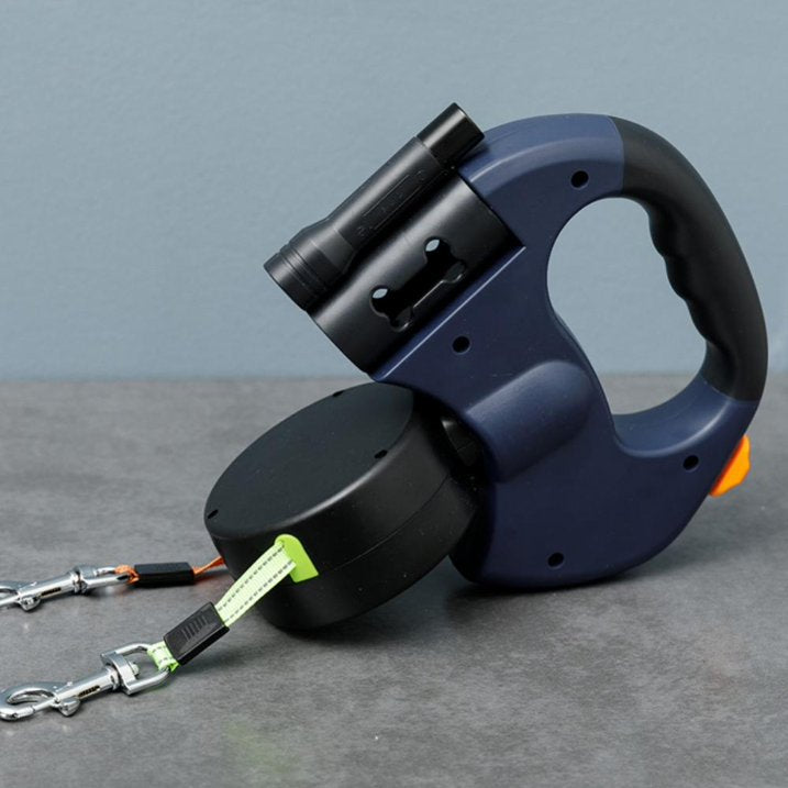 Double Leash with Flashlight