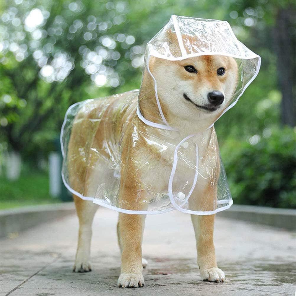 Transparent Dog Raincoat