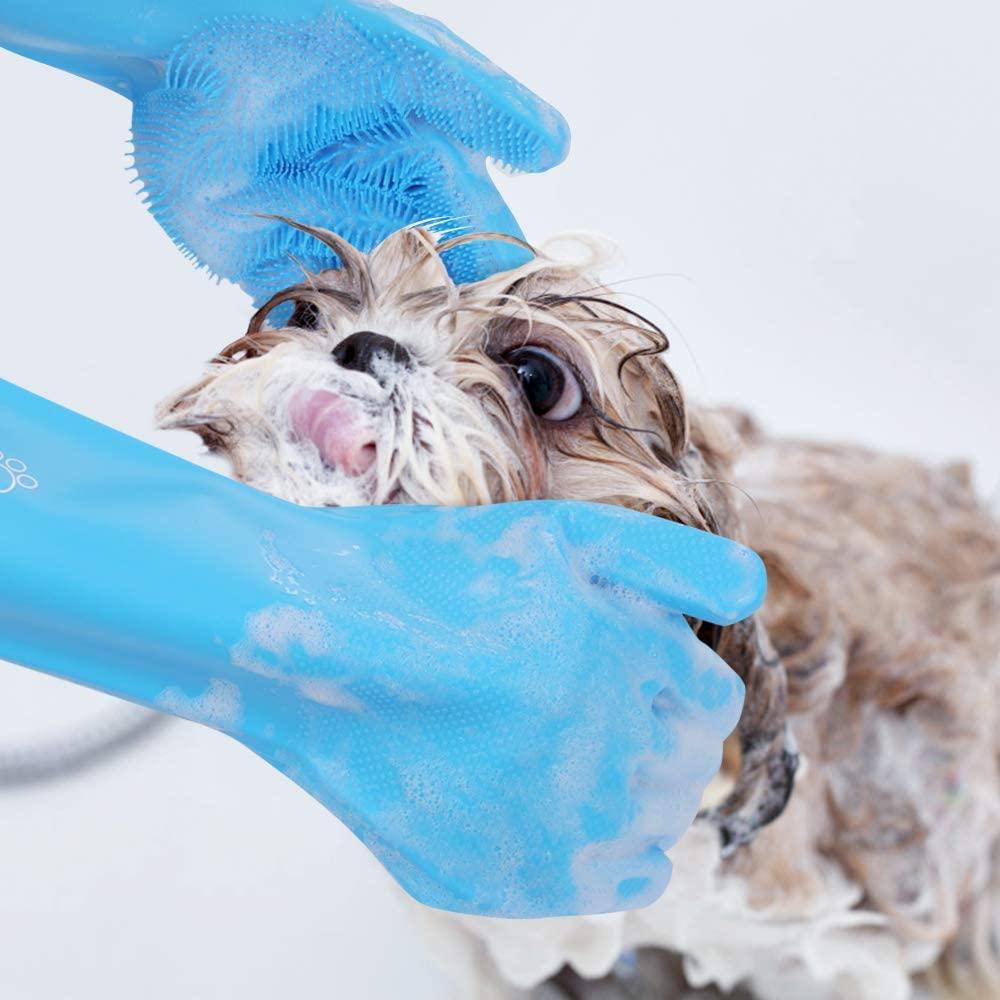 Pet Grooming Cleaning Gloves