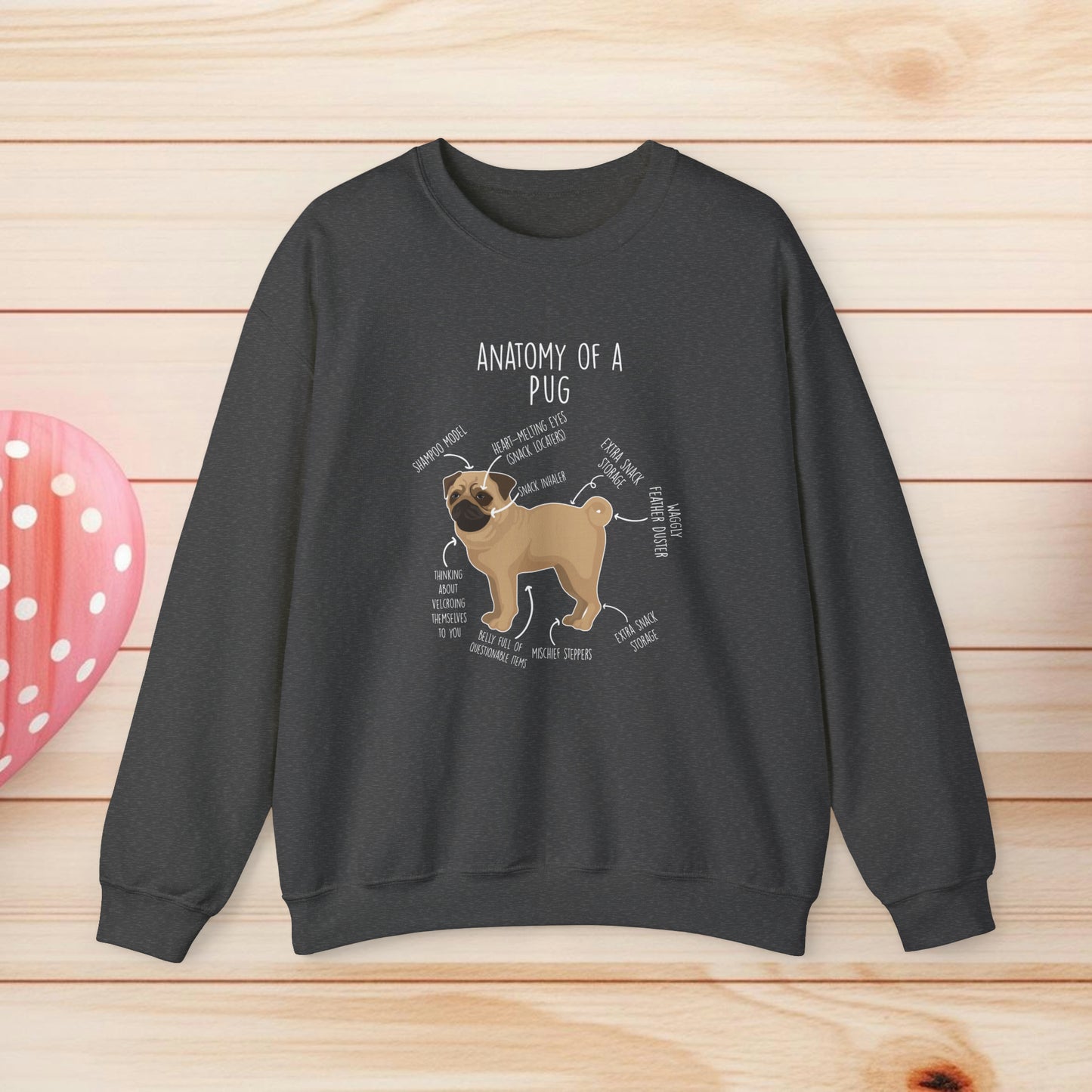 Anatomy Of A Pug Shirts & Gifts