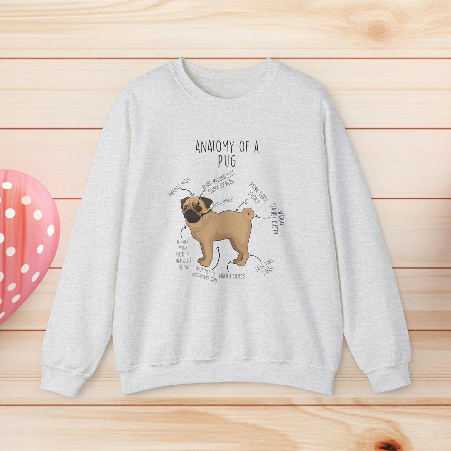 Anatomy Of A Pug Shirts & Gifts