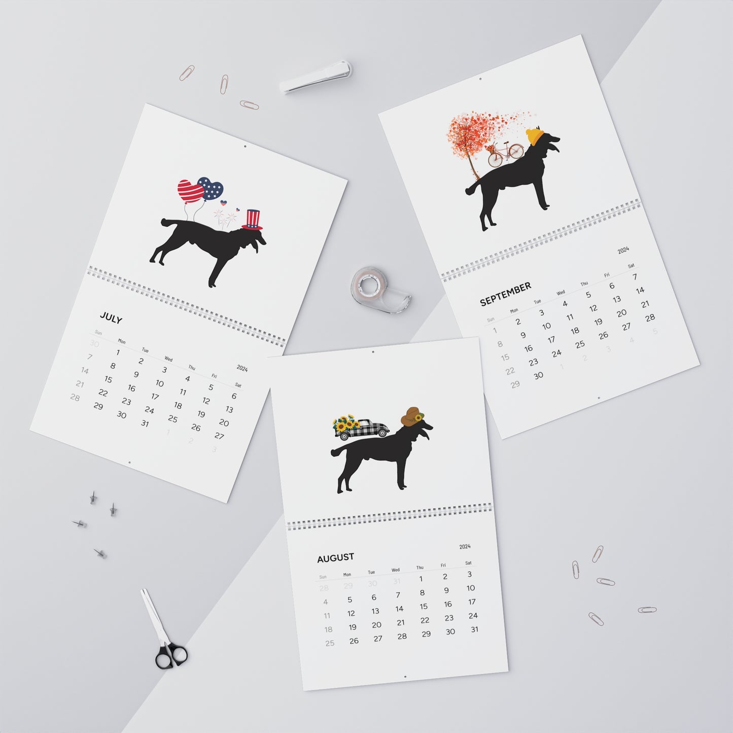 Malinois Wall Calendar 2024