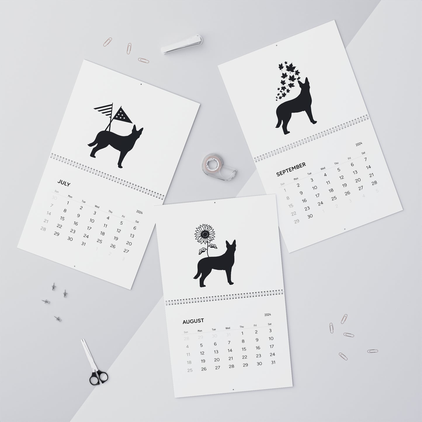 Malinois Calendar 2024