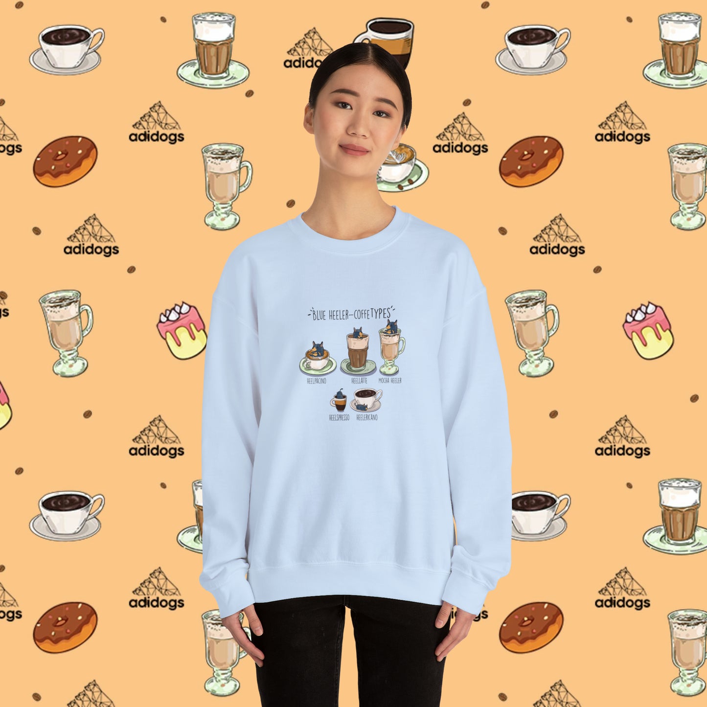 Blue Heeler Lovers Coffee Sweatshirts