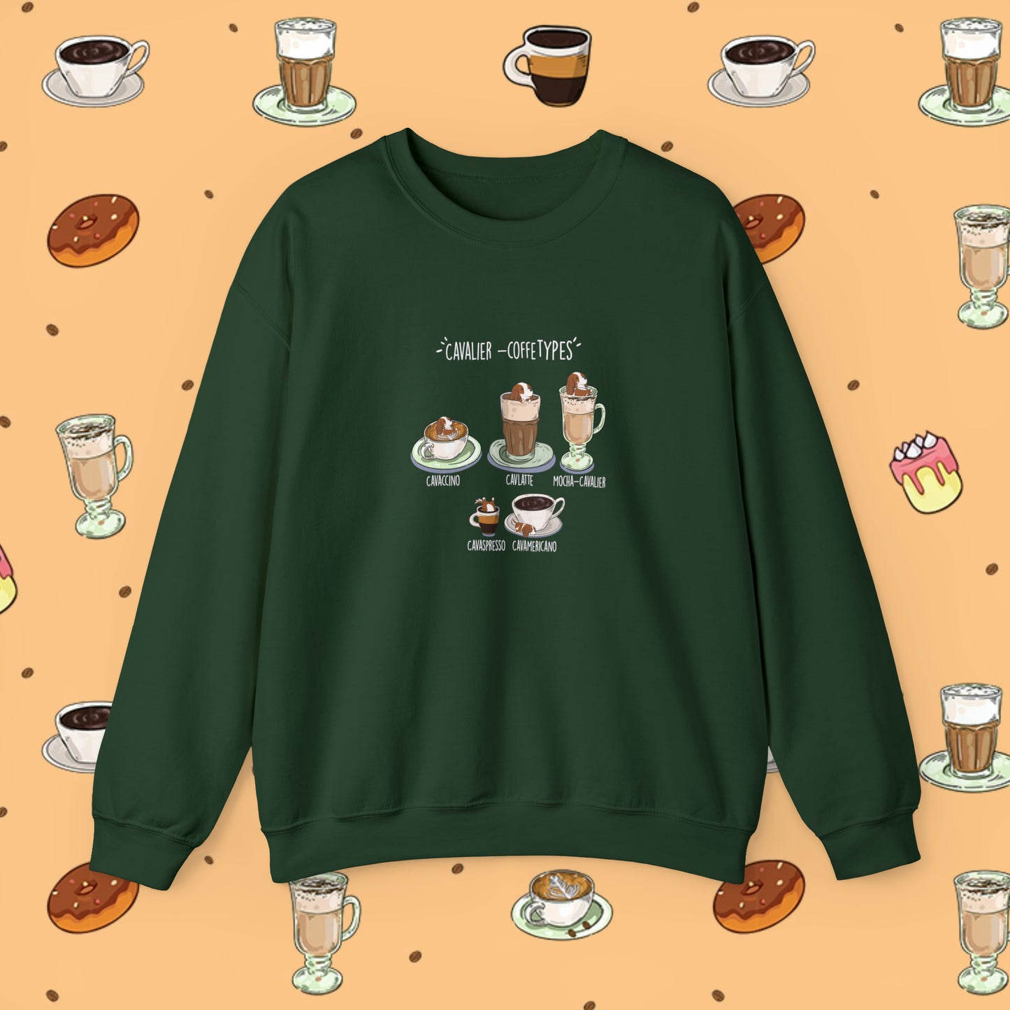 Cavalier Lovers Coffee Sweatshirts