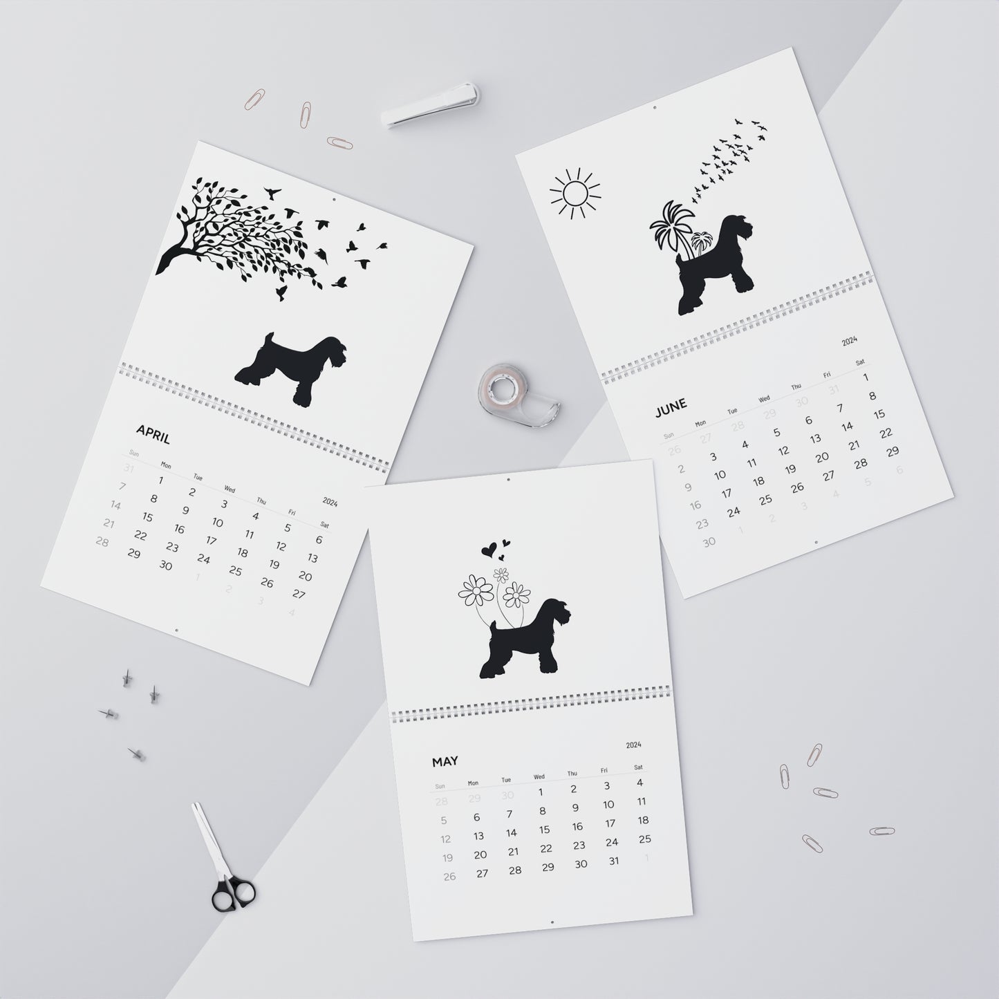 Schnauzer Calendar 2024