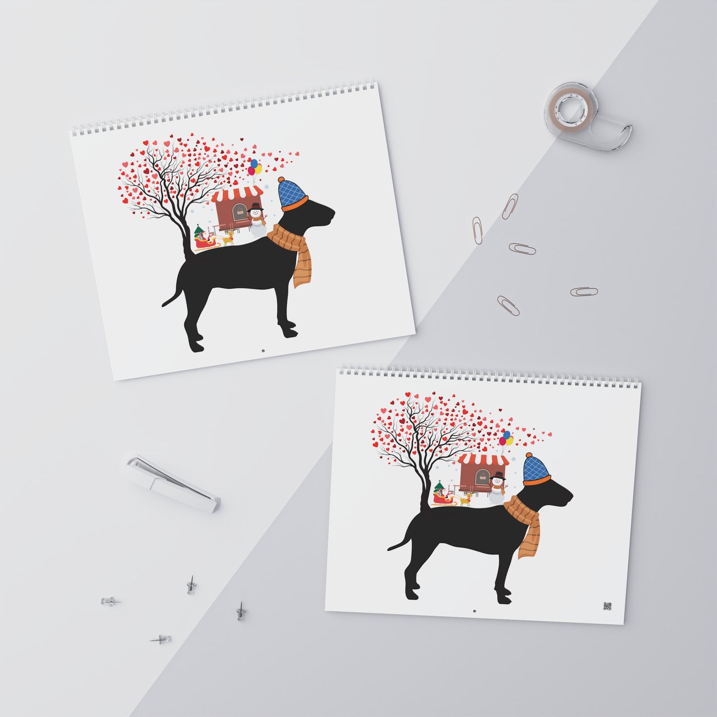 Bull Terrier Wall Calendar 2024