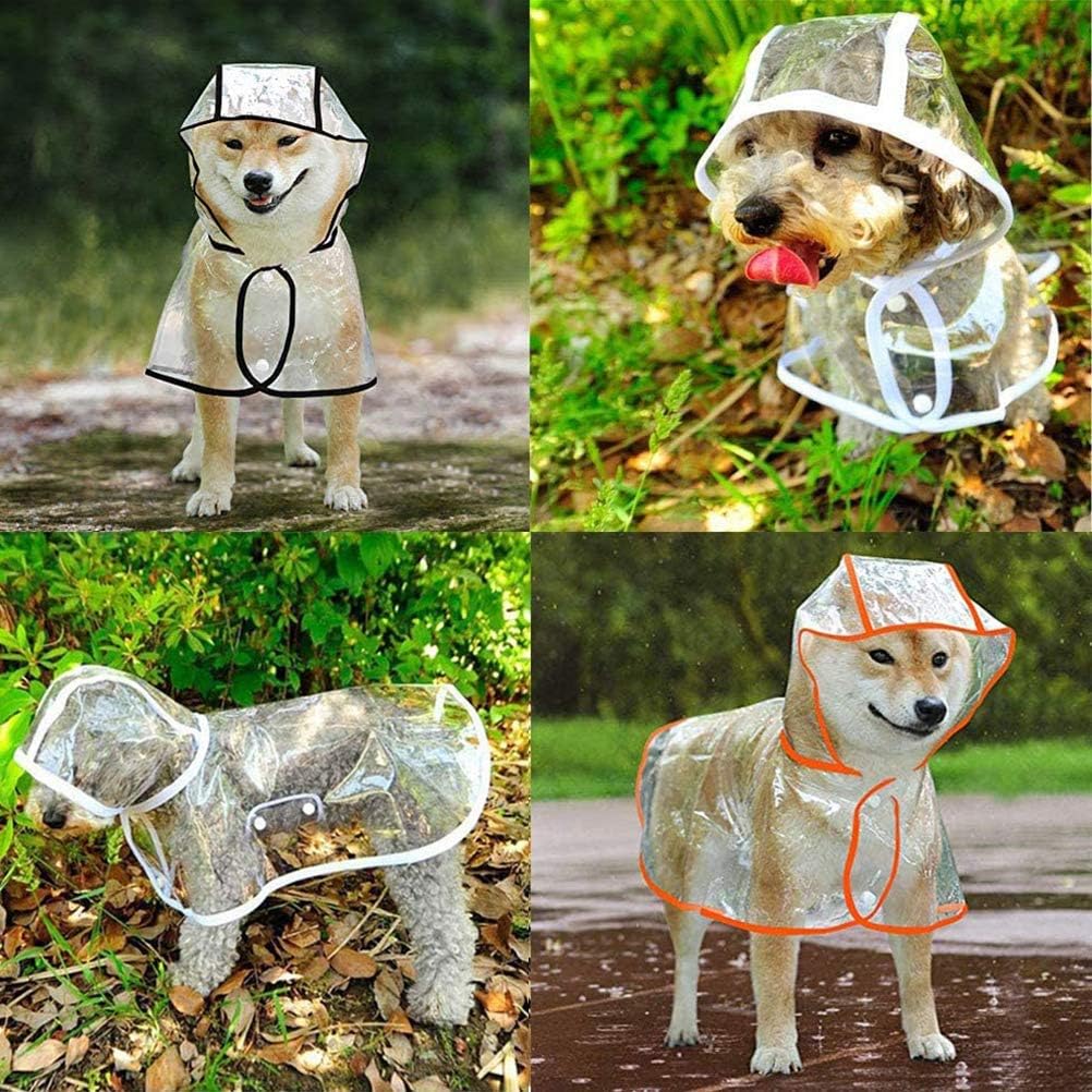 Transparent Dog Raincoat