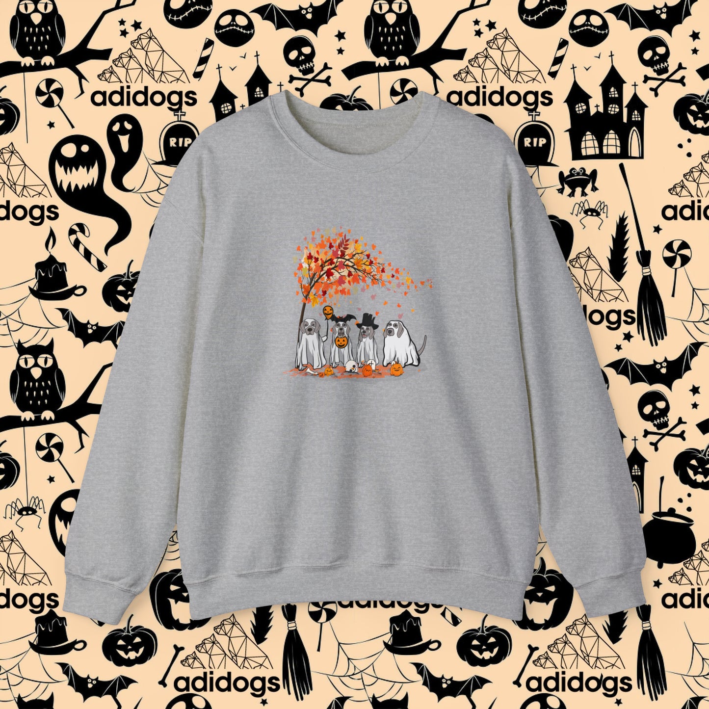 Weimaraner Fall Vibes Halloween Sweatshirts