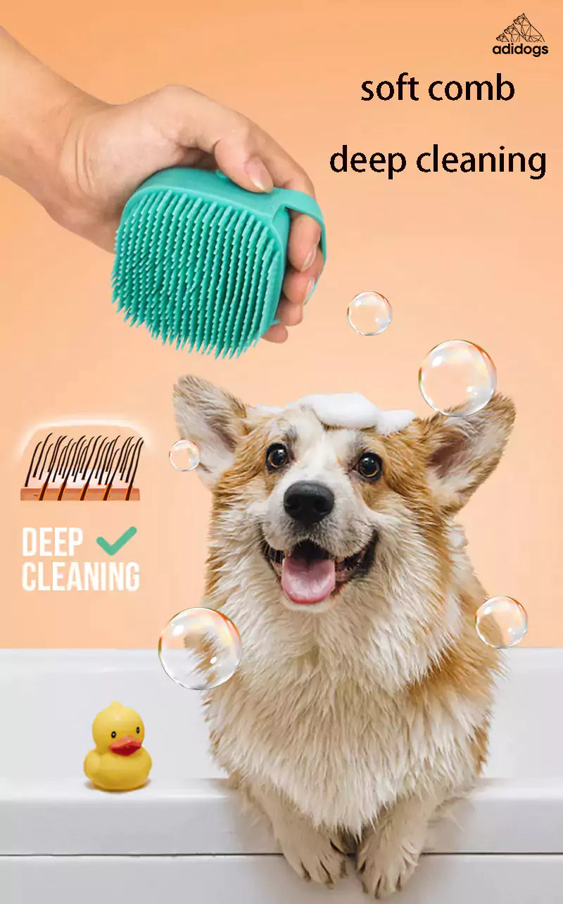 Cozy Dog Shampoo Massaging Bath Brush