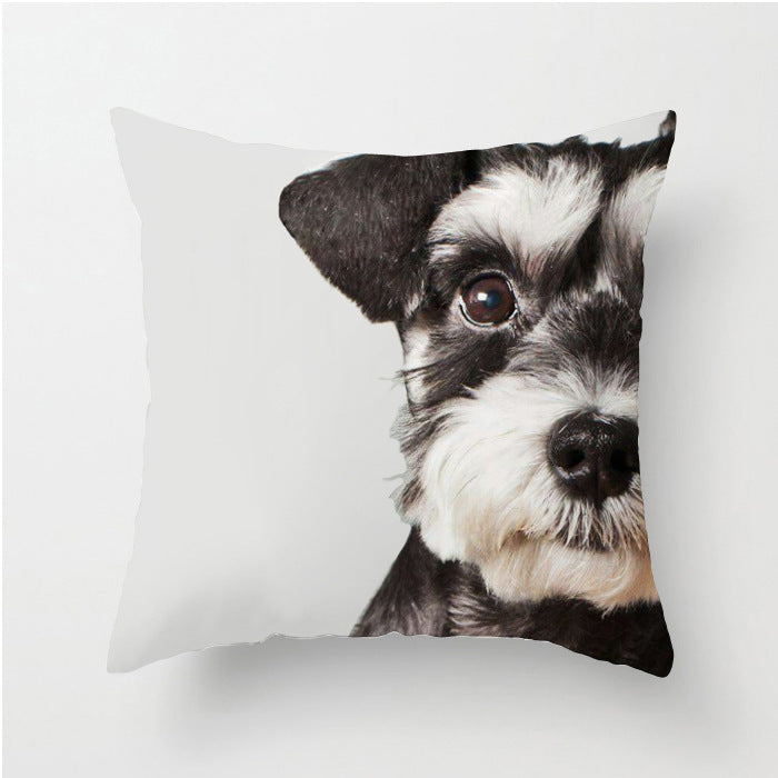 Indoor Schnauzer pillow