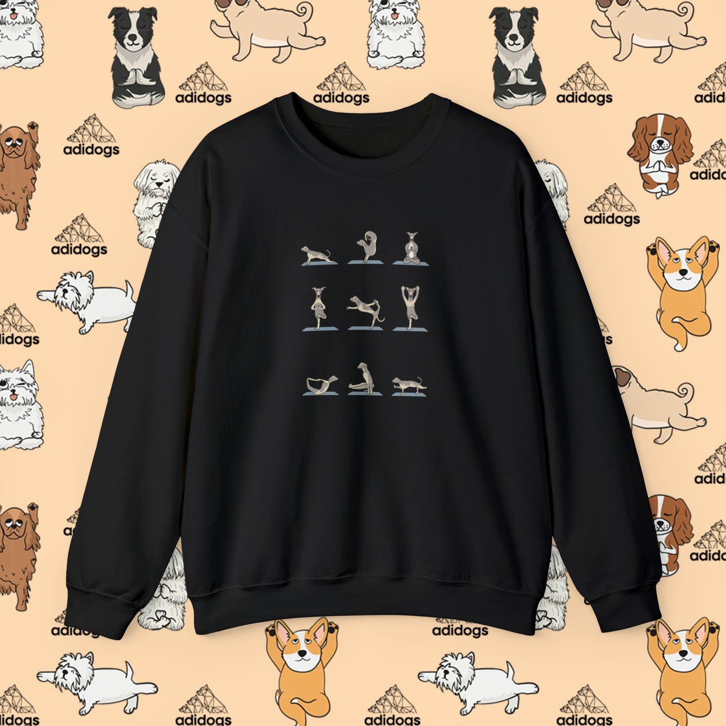 Whippet Yoga Sweatshirts