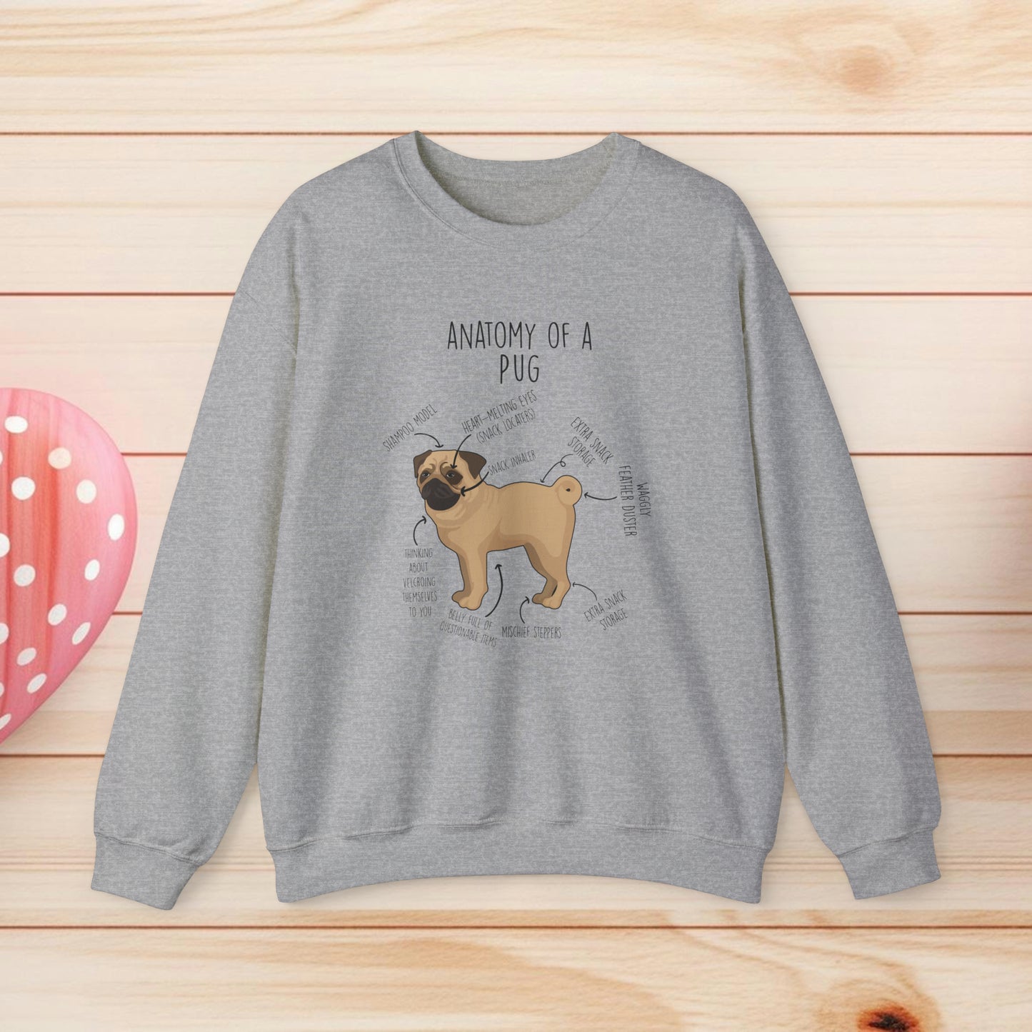 Anatomy Of A Pug Shirts & Gifts