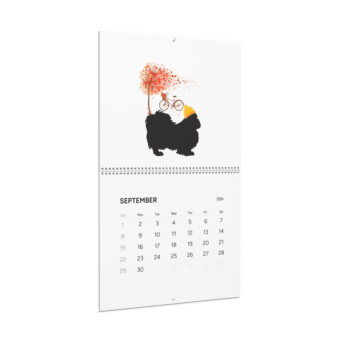 Pekingese Wall Calendar 2024