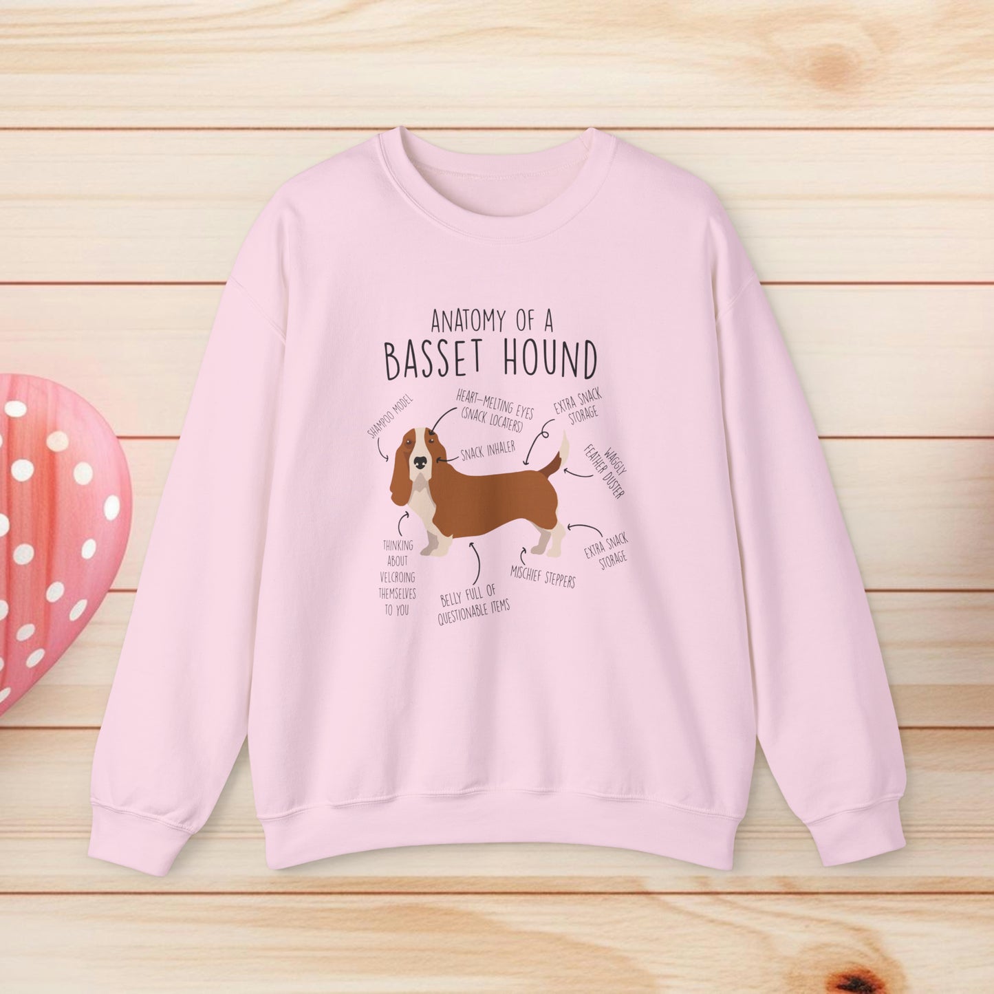 Anatomy Of A Basset Hound Shirts & Gifts