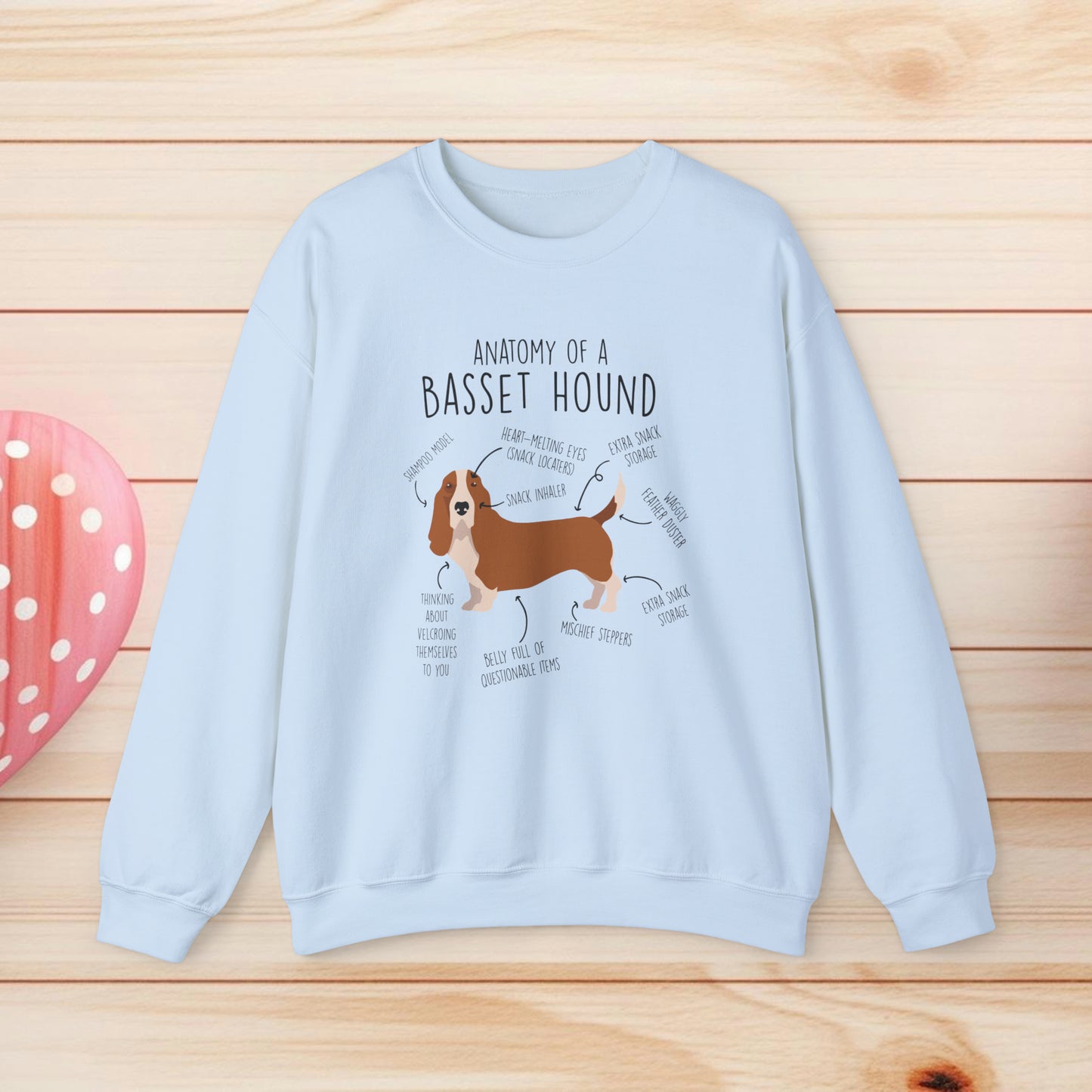 Anatomy Of A Basset Hound Shirts & Gifts