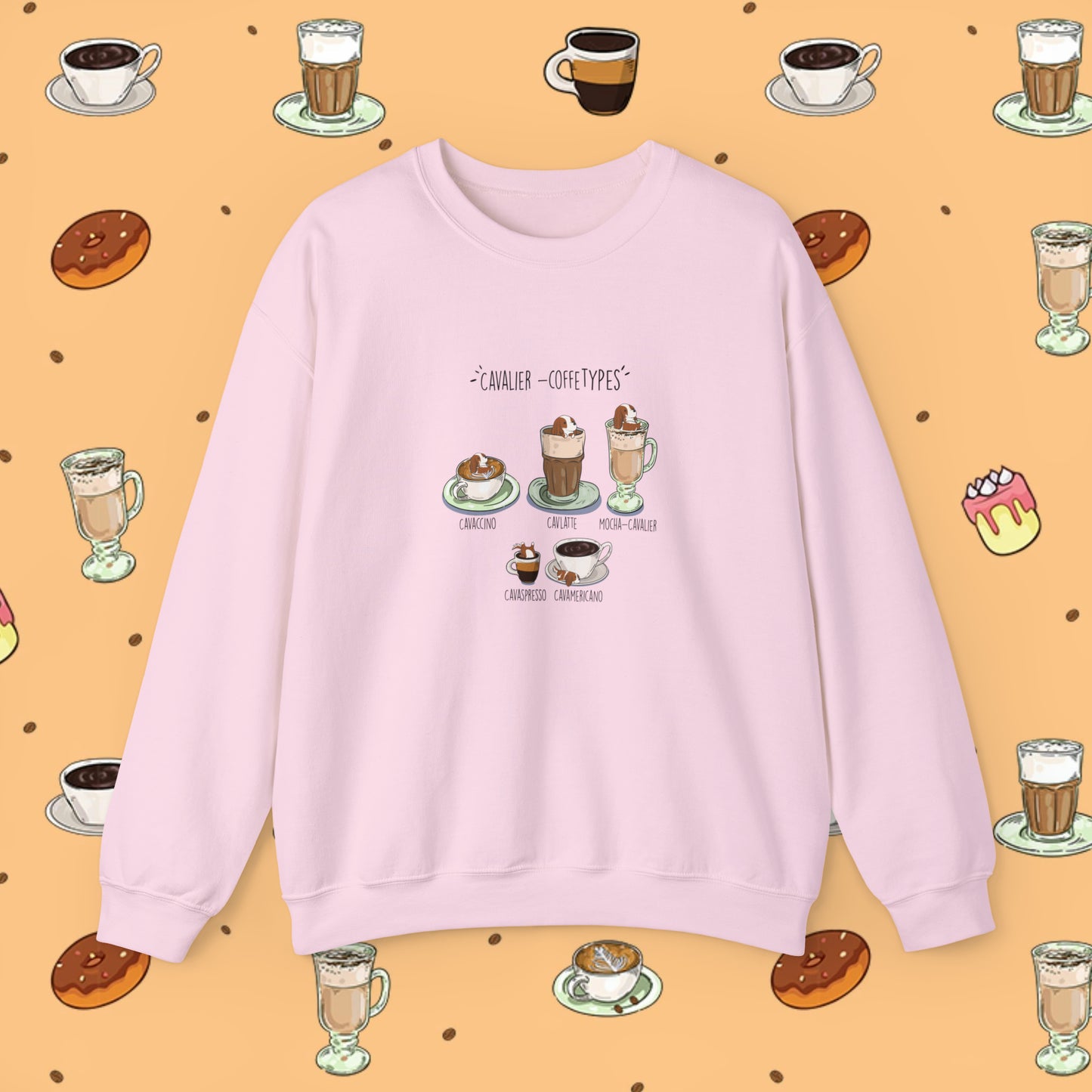 Cavalier Lovers Coffee Sweatshirts