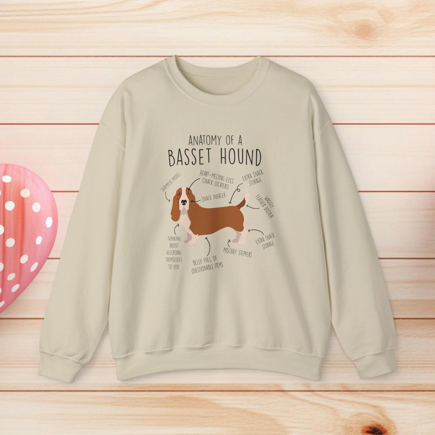 Anatomy Of A Basset Hound Shirts & Gifts