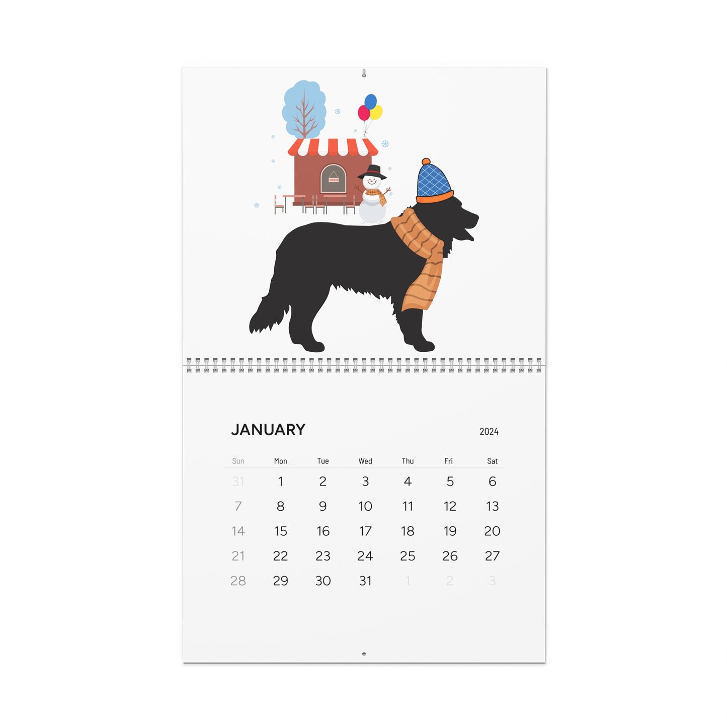 Bernese Wall Calendar 2024