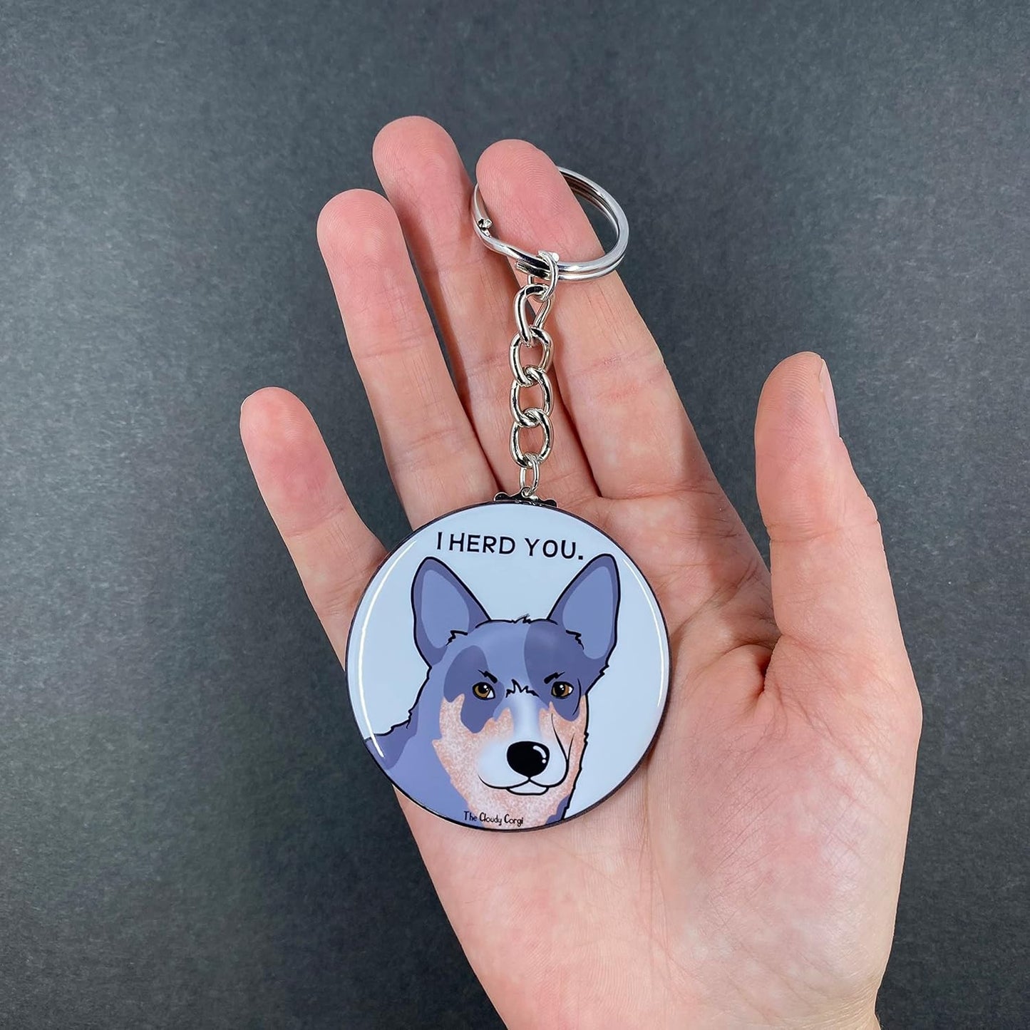 Heeler Herd You Keychain