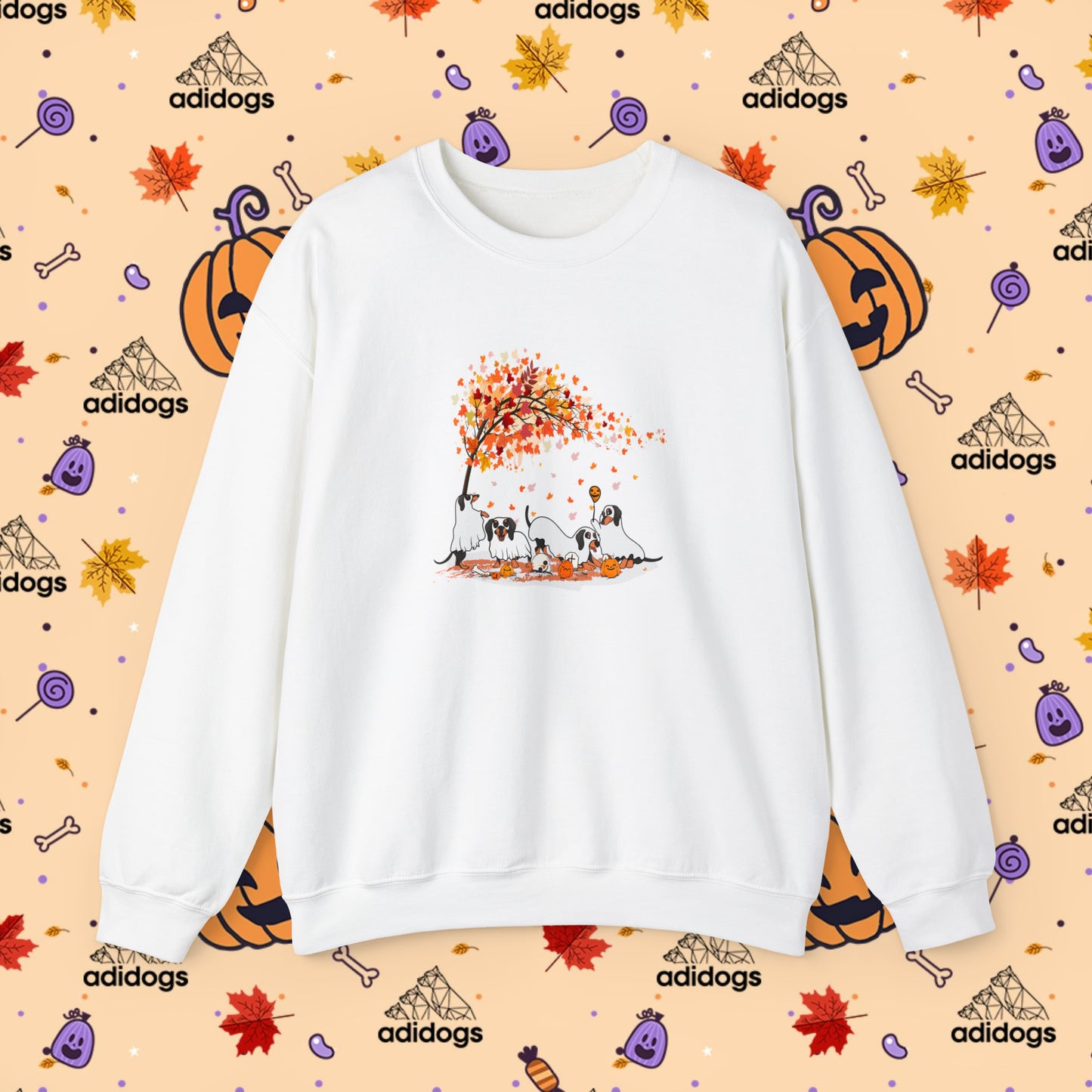 Fall Vibes Dachshund Halloween Sweatshirts