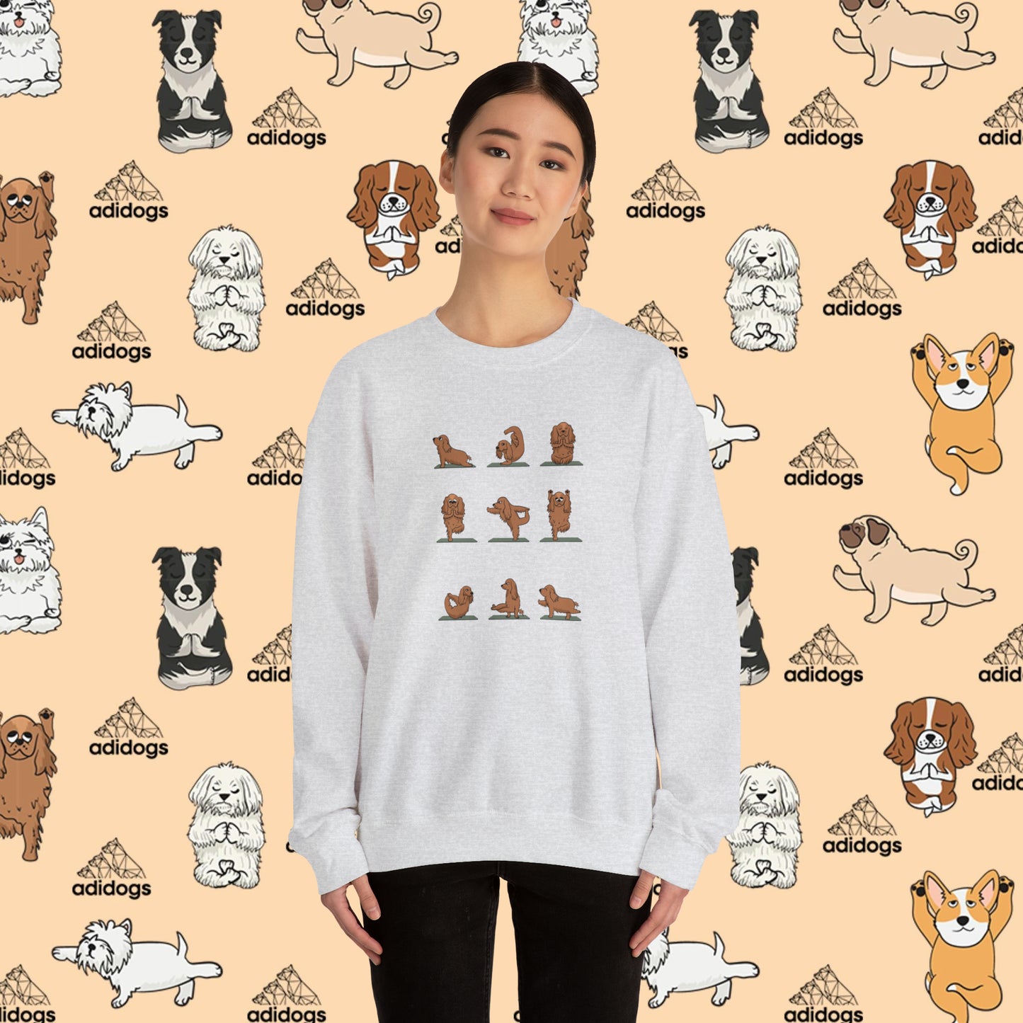 Cocker Spaniel Yoga Sweatshirts