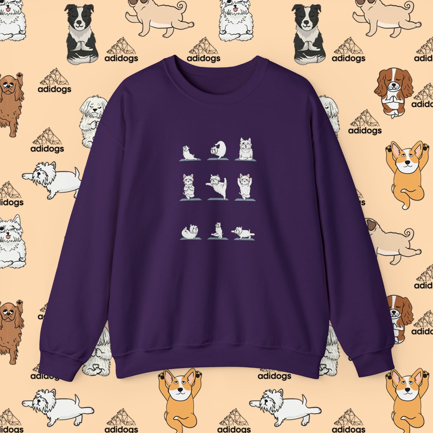 Westie Yoga Sweatshirts