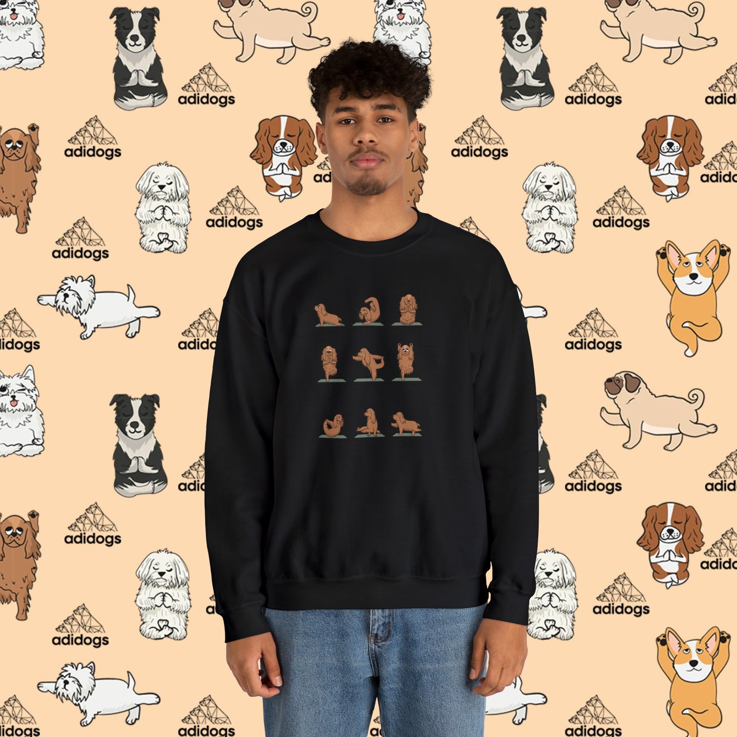 Cocker Spaniel Yoga Sweatshirts