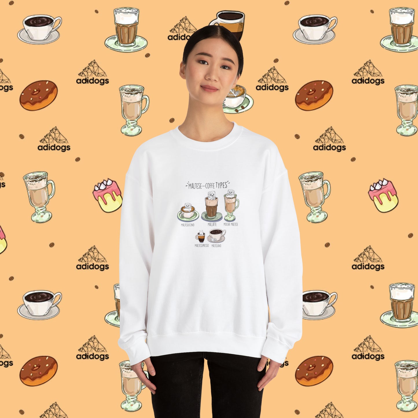 Maltese Lovers Coffee Sweatshirts