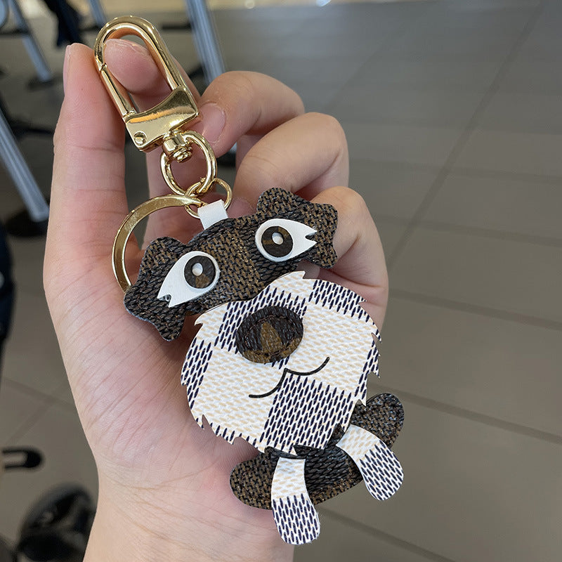 Schnauzer Car Key Ring