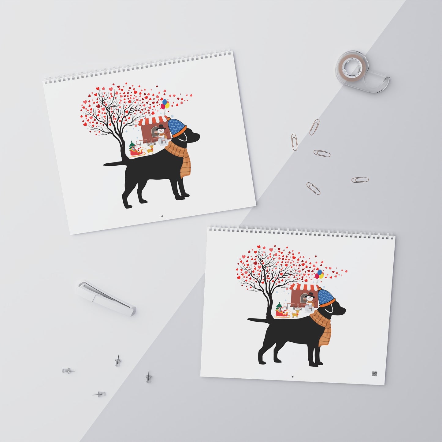 Labrador Wall Calendar 2024