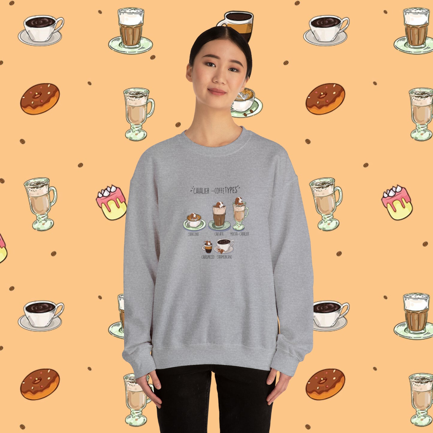 Cavalier Lovers Coffee Sweatshirts