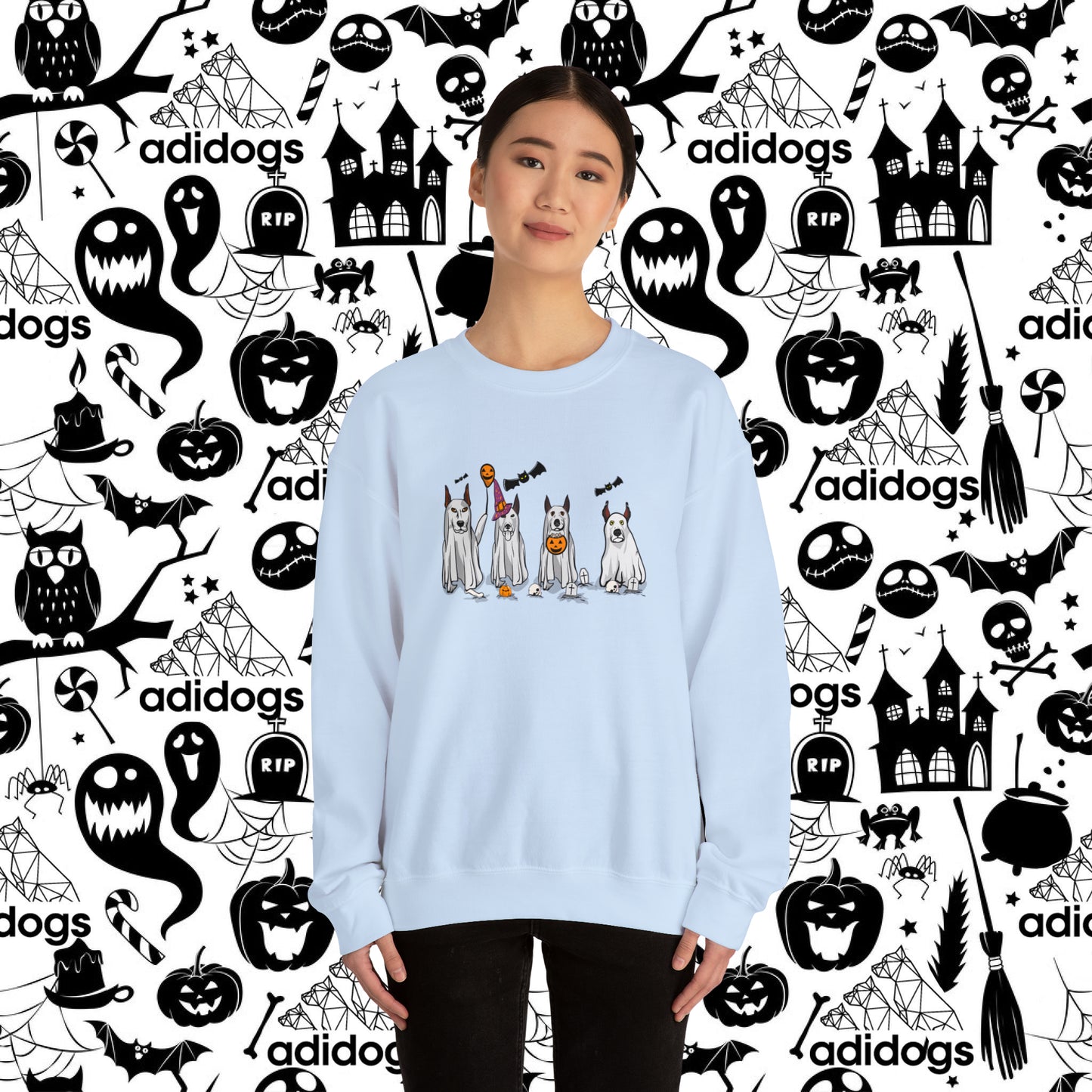 Doberman Boo Ghost Halloween Sweatshirts