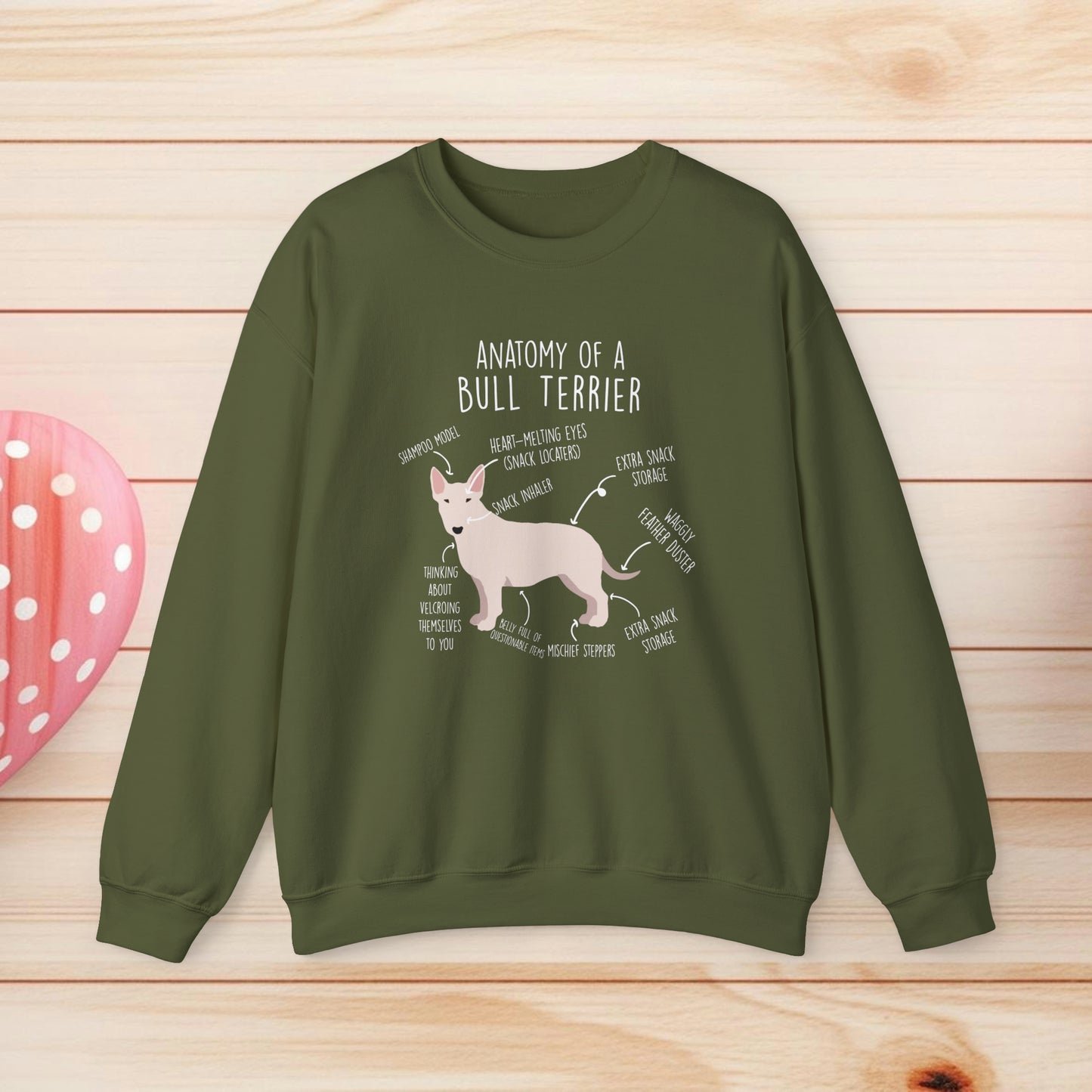 Anatomy Of A Bull Terrier Shirts & Gifts