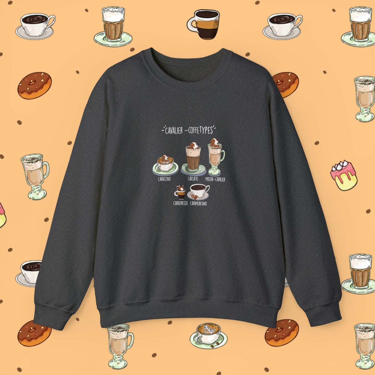 Cavalier Lovers Coffee Sweatshirts