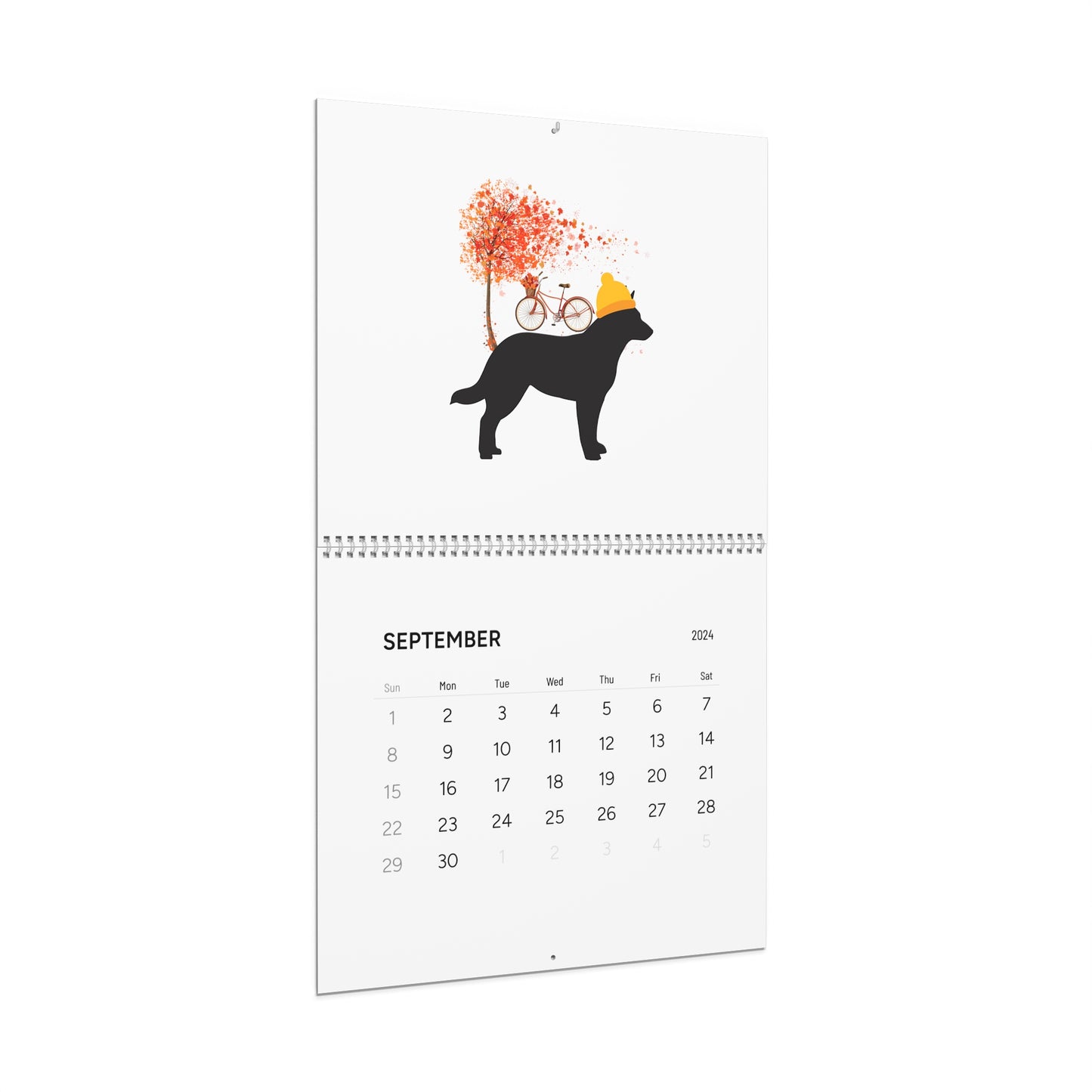 Red Heeler Wall Calendar 2024