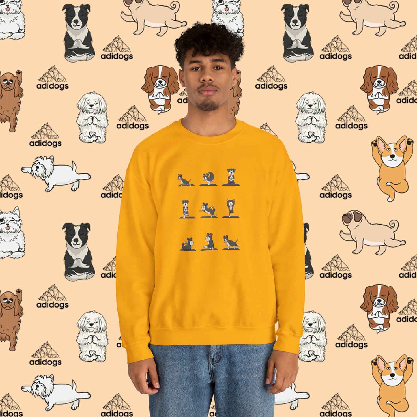 Schnauzer Yoga Sweatshirts