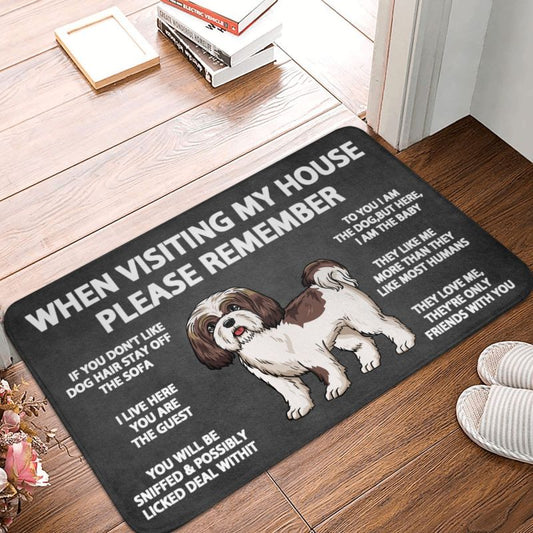 Shih Tzu House Doormat