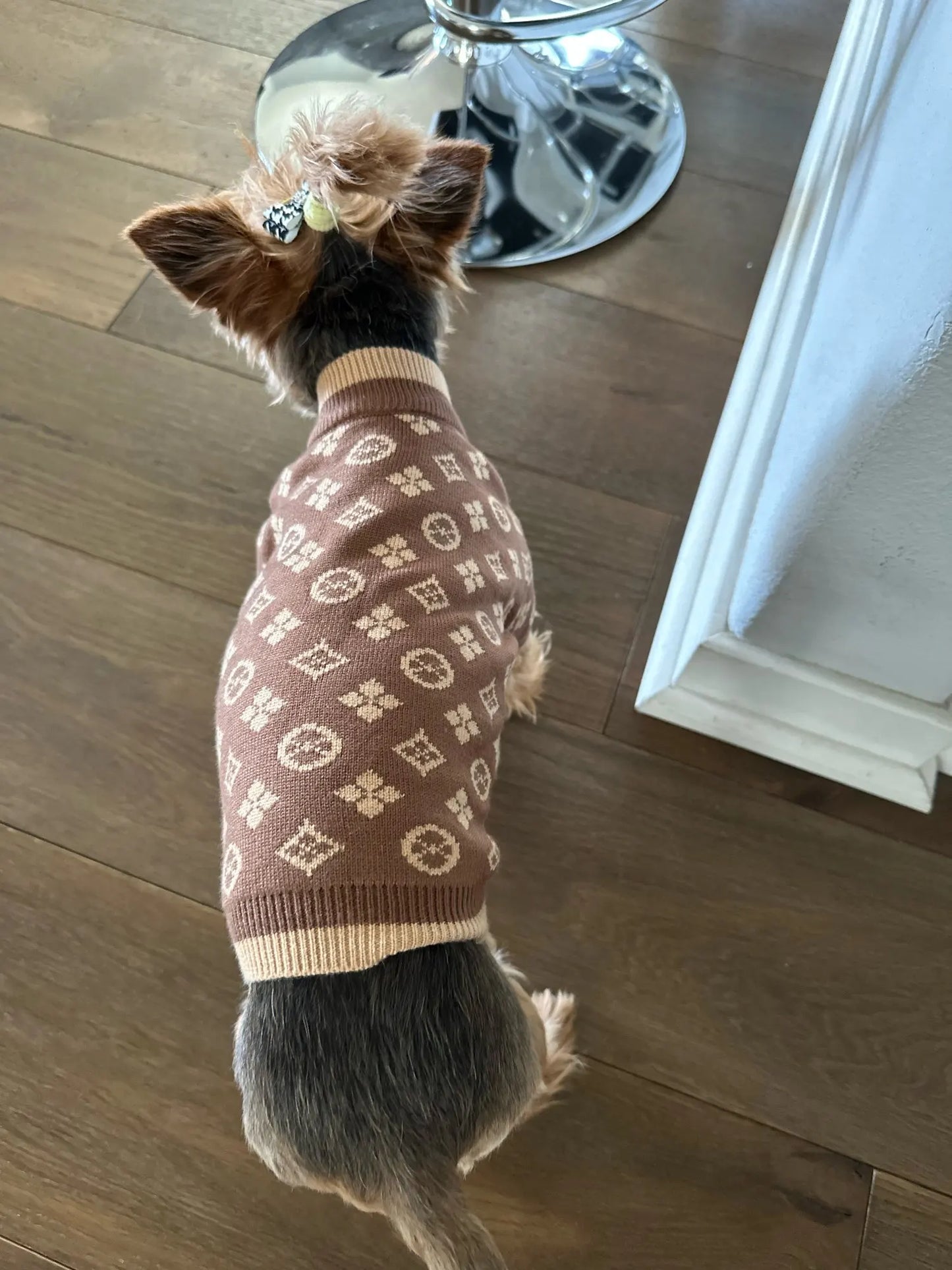 Autumn Winter Yorkie Designer Sweater