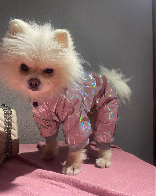 Reflective Pomeranian Winter Jumpsuits