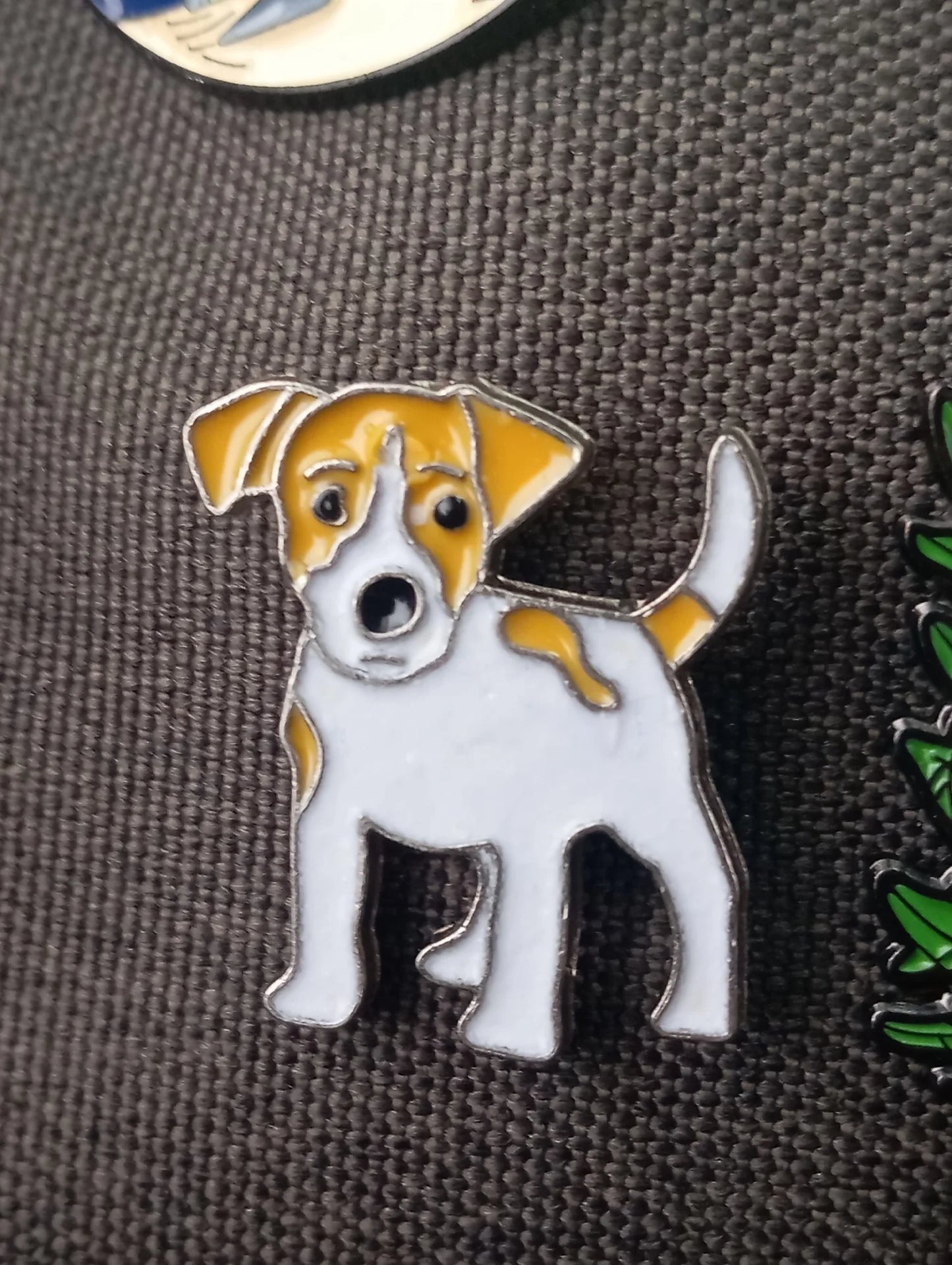 Jack Russell Metal Brooches