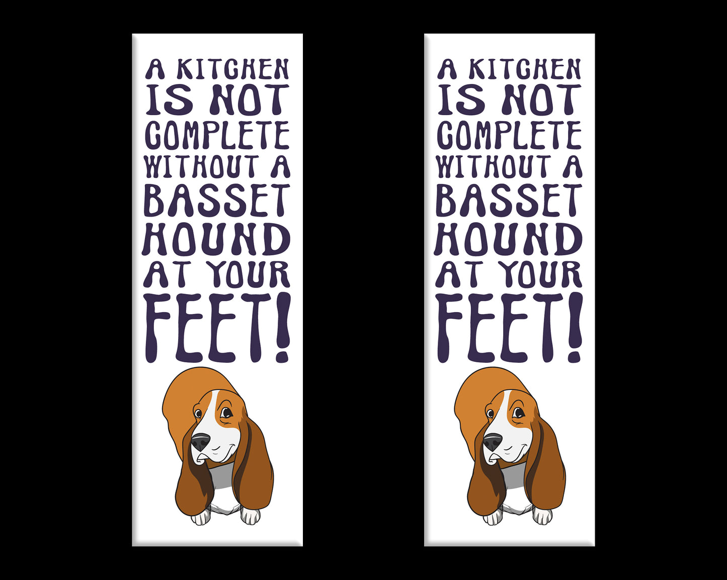 Basset Hound Home Kitchen Fridge Magnets