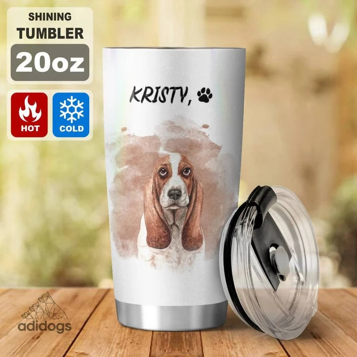 Basset Hound Dear Mommy Tumbler