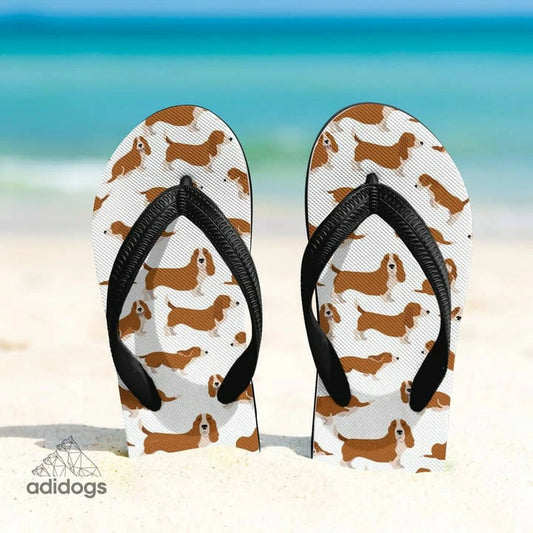 Basset Hound Lovers Flip Flops