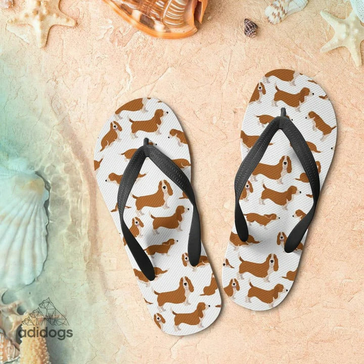 Basset Hound Lovers Flip Flops