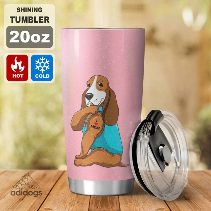 Basset Hound Mama Tumbler