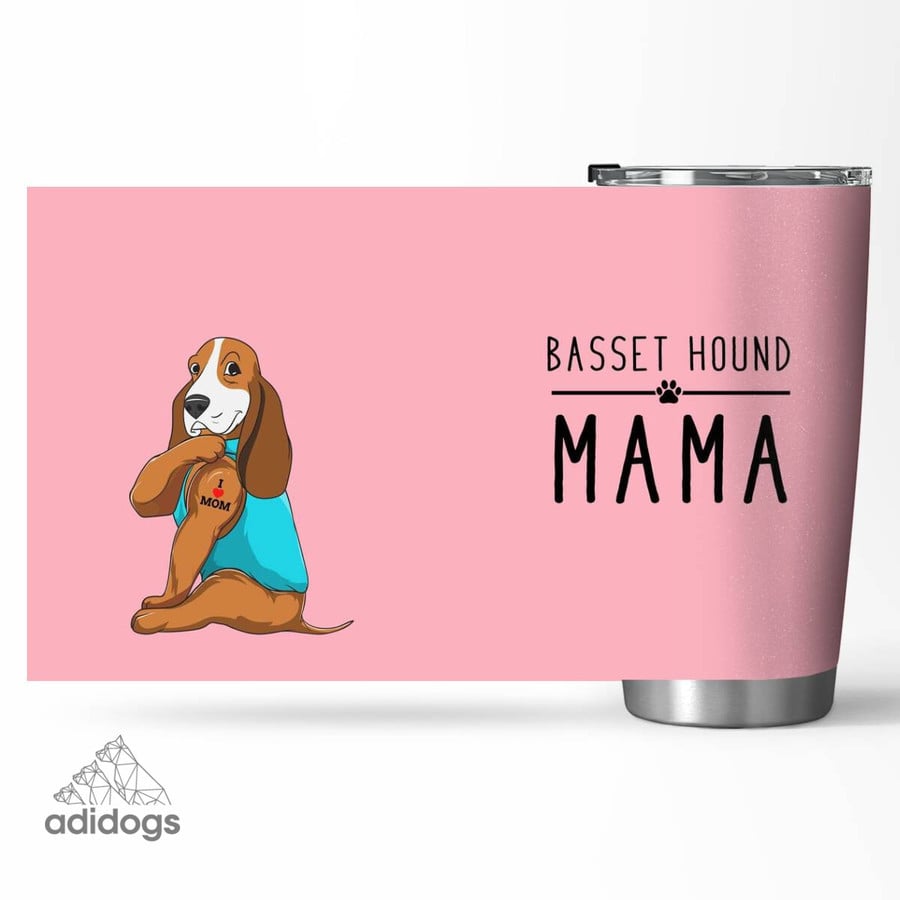 Basset Hound Mama Tumbler